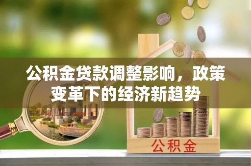葫芦岛公积金贷款调整影响，政策变革下的经济新趋势