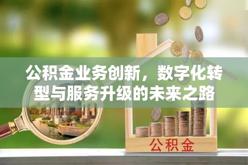 葫芦岛公积金业务创新，数字化转型与服务升级的未来之路